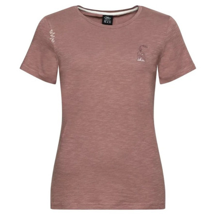 Damen-T-Shirt Chillaz Valencia Tea Up weinfarbe Wine