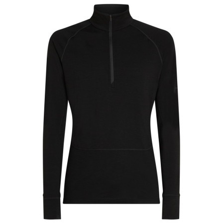 Herren-Funktionsshirt Icebreaker Men Mer 200 ZoneKnit LS Half Zip schwarz Black