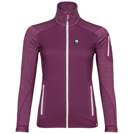 Damenjacke High Point Merino Alpha Lady lila Red / Antracit