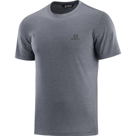 Herren-T-Shirt Salomon Explore Blend Ss Tee M grau DarkGray