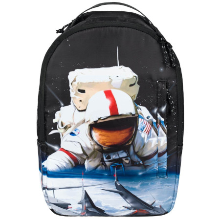 Urban-Rucksack Baagl eARTh Cosmonaut by Caer8th schwarz black