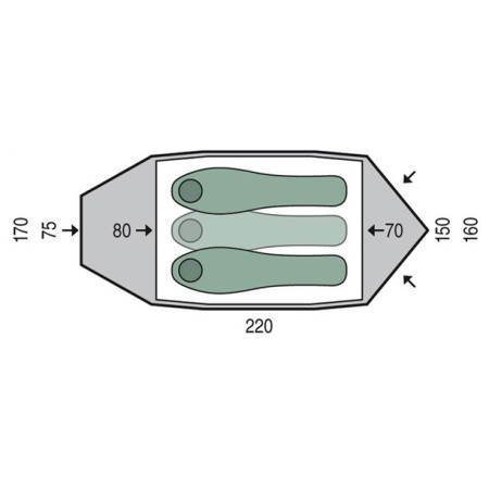 Zelt Pinguin Sphere Extreme