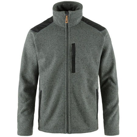 Herren-Sweatshirt Fjällräven Buck Fleece hellgrau Grey-Melange