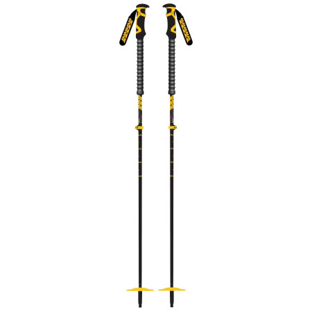 Skialp-Stöcke K2 Lockjaw Carbon Plus schwarz/gelb Black