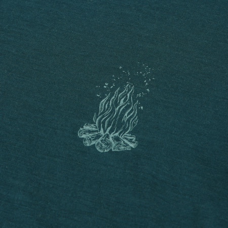 Damen-T-Shirt Zulu Merino Fire 160 Short