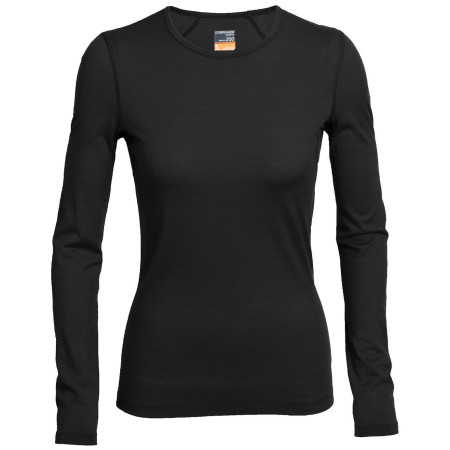 Damen-T-Shirt Icebreaker Women's 200 Oasis Long Sleeve schwarz Black