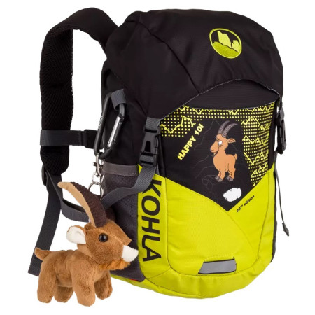 Kinderrucksack Kohla Happy 10l schwarz/gelb Black/Yellow