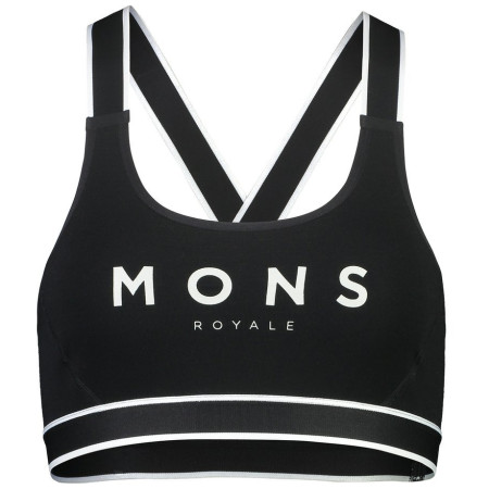 Sport-BH Mons Royale Stella X-Back Bra schwarz Black