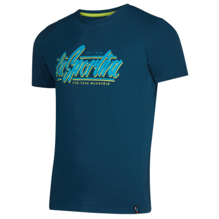 Herren-T-Shirt La Sportiva Retro T-Shirt M dunkelblau Storm Blue