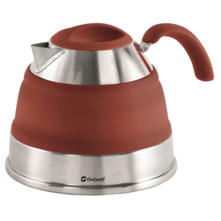 Kanne Outwell Collaps Kettle 1,5L weinfarbe Terracotta