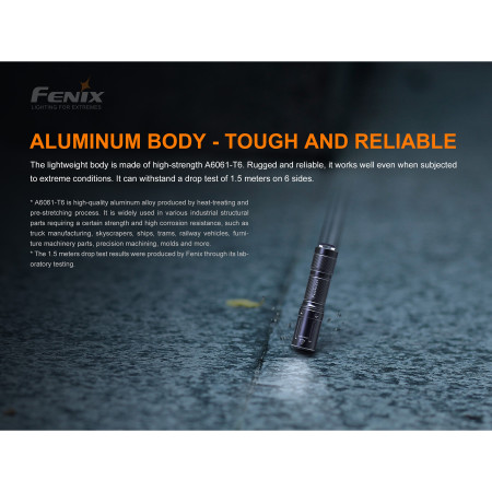 Taschenlampe Fenix E01 V2.0 blue