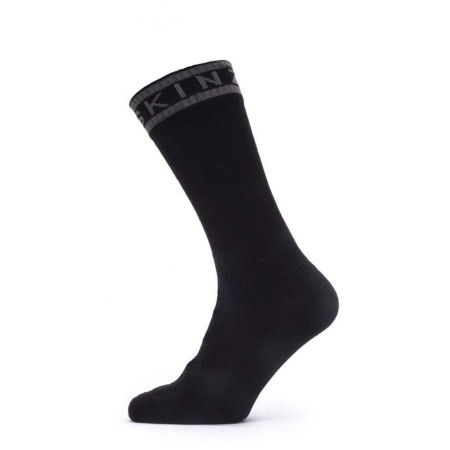 Wasserdichte Socken SealSkinz Scoulton 2023 schwarz/grau black/grey