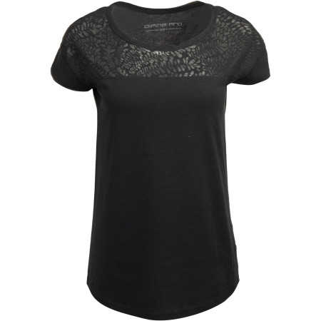 Damen-T-Shirt Alpine Pro Breda schwarz