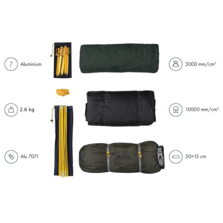 Ultraleichtes Zelt Warg Aura 2 Ultra