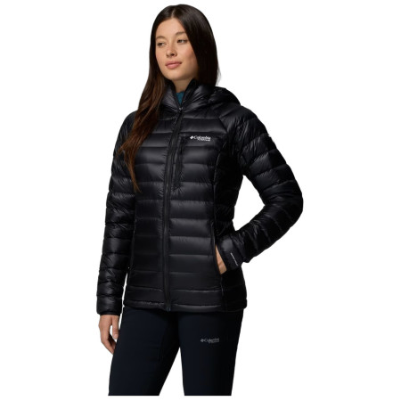 Damen Daunenjacke Columbia Arctic Crest Down Hooded Jacket schwarz Black