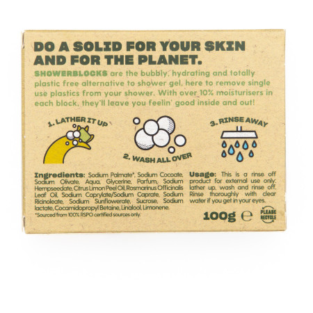 Duschgel Totally Solid Solid Shower Gel EO Range - Lemon & Rosemary