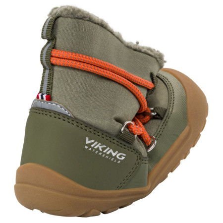 Kinder Winterschuhe Viking Outdoor Footwear Birch Barefoot Warm WP Pull-on Olive