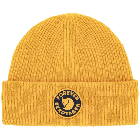 Wintermütze Fjällräven Bergtagen Forever Wool Beanie gelb Mustard Yellow