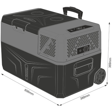 Kompressor-Kühlschrank Yolco BCX30