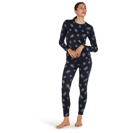 Damen-Funktionsunterhose Icebreaker W Mer 260 Vertex Leggings FallFlakes