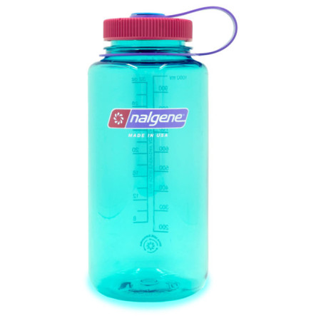 Flasche Nalgene Wide Mouth Sustain 1l blau/rosa Surfer