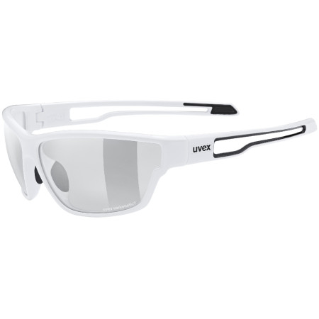 Sonnenbrille Uvex Sportstyle 806 Vario weiß White (8801)