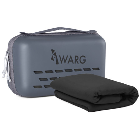 Handtuch Warg Soft 75x150 cm schwarz Black