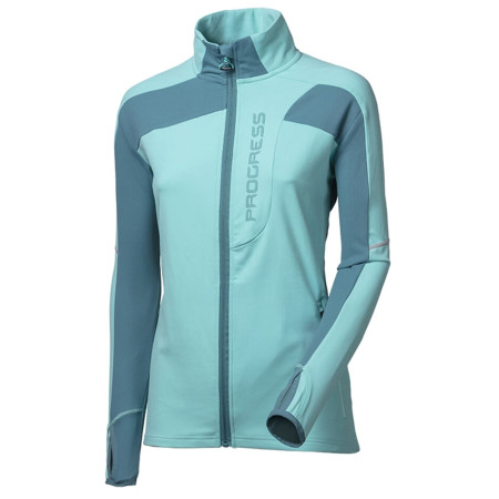 Damen Funktions-Sweatshirt Progress Bona blau modrozelená