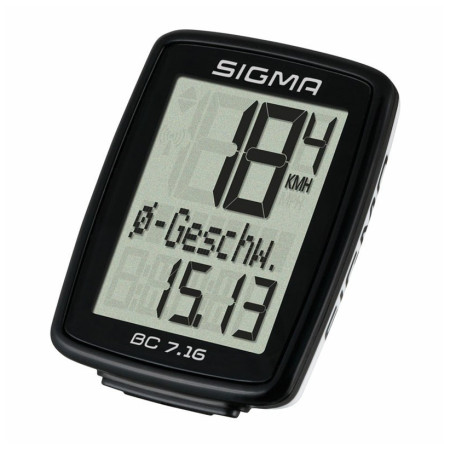 Fahrradcomputer Sigma BC 7.16 kabelgebunden schwarz