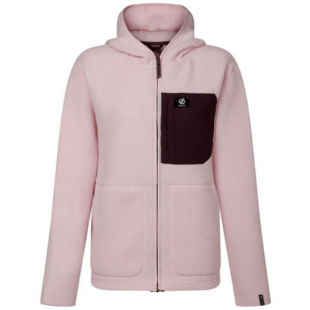 Damen Funktions-Sweatshirt Dare 2b Womens Firn Hooded Borg rosa Pink Haze