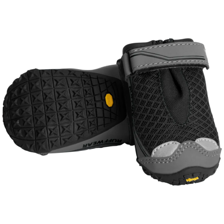 Hundeschuhe Ruffwear Grip Trex™ Pairs schwarz Obsidian Black
