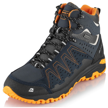 Wanderschuhe Alpine Pro Belial schwarz/orange Blue