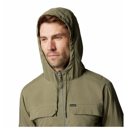 Herren Windjacke Columbia Skien Valley™ Hooded Long sleeve Shirt