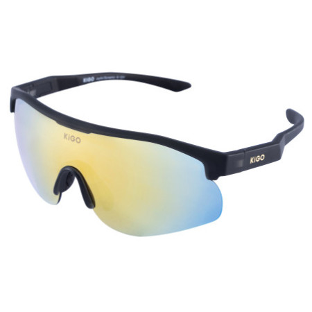 Kinder-Sonnenbrille KiGO Joyful Dynamic schwarz Dark Black