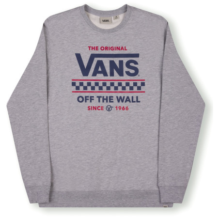 Herren-Sweatshirt Vans Stackton Crew grau Grey Hthr