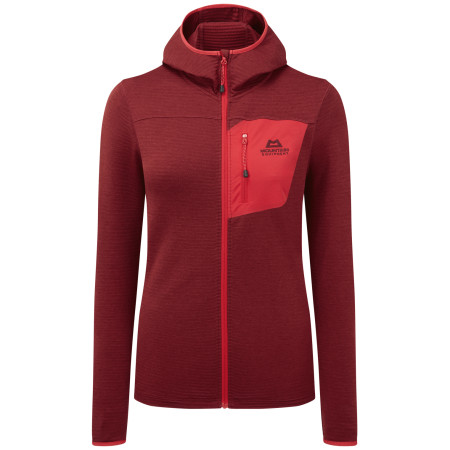 Damen-Sweatshirt Mountain Equipment Lumiko Hooded Wmns Jacket rot Me-01756 Rhubarb/Capsicum