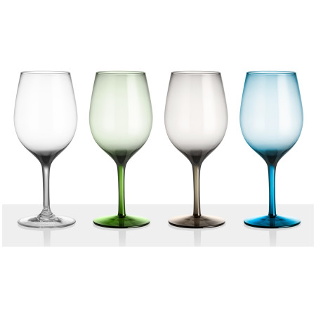 Set Gläser Brunner Wineglass Onda/Jazz set durchsichtig