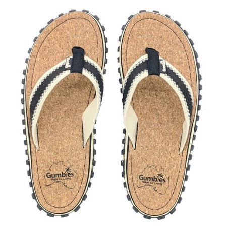 Flip-Flops Gumbies Corker Natural Cork - Black
