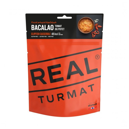 Trekkingnahrung Real Turmat Kabeljau mit Tomaten (Bacalao)