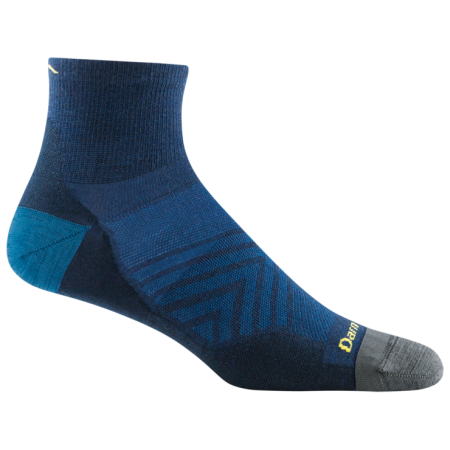 Herrensocken Darn Tough Run 1/4 Ultra-Lightweight blau eclipse