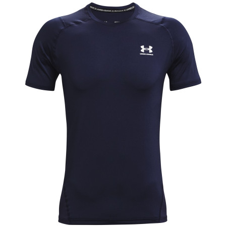 Herren-T-Shirt Under Armour HG Armour Fitted SS dunkelblau MidnightNavy//White