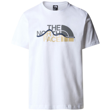 Herren-T-Shirt The North Face M S/S Mountain Line Tee weiß Tnf White