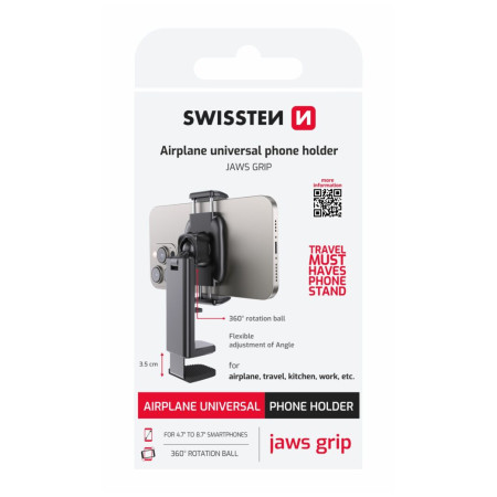 Halter Swissten Universal phone holder Jaws Grip