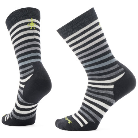 Socken Smartwool Everyday Spruce Street Crew schwarz/weiß black-white