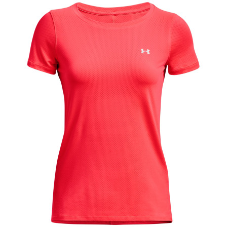 Damen-Funktionsshirt Under Armour HG Armour SS rot Beta / / Iridescent