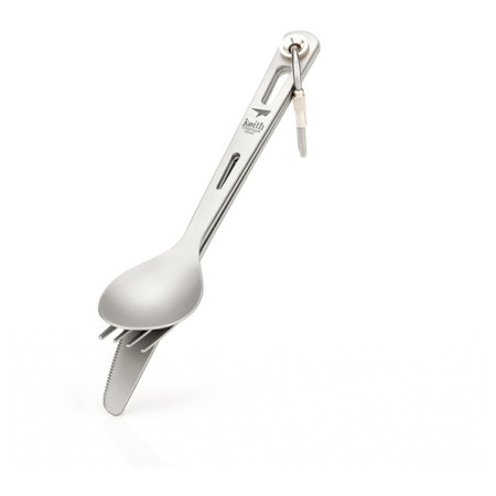 Besteck Keith Titanium 3-Piece Titanium Cutlery Set