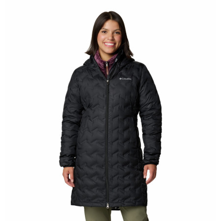 Damen-Wintermantel Columbia Delta Ridge™ II Long Down Jacket schwarz Black