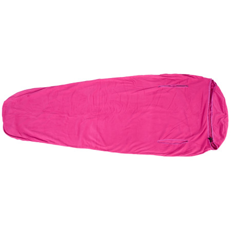 Schlafsackeinlage Warmpeace Polartec Micro Mummy 195 cm rosa Berry