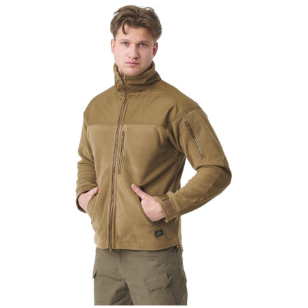 Herrenjacke Helikon-Tex Classic Army Jacket - Fleece hellbraun Coyote