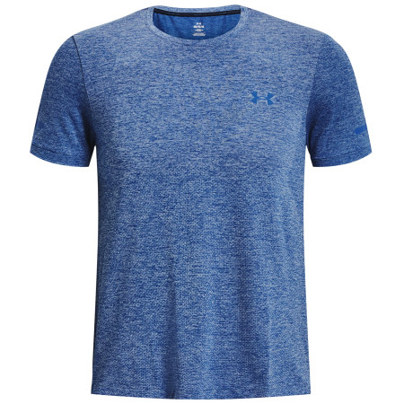Herren-Funktionsshirt Under Armour Seamless Stride SS hellblau Blue Mirage / / Reflective